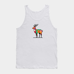 Deer Color Palette Tank Top